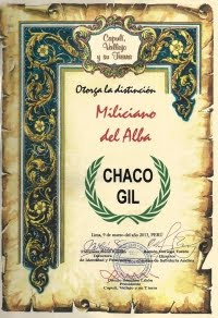 Miliciano del Alba a Chaco Gil