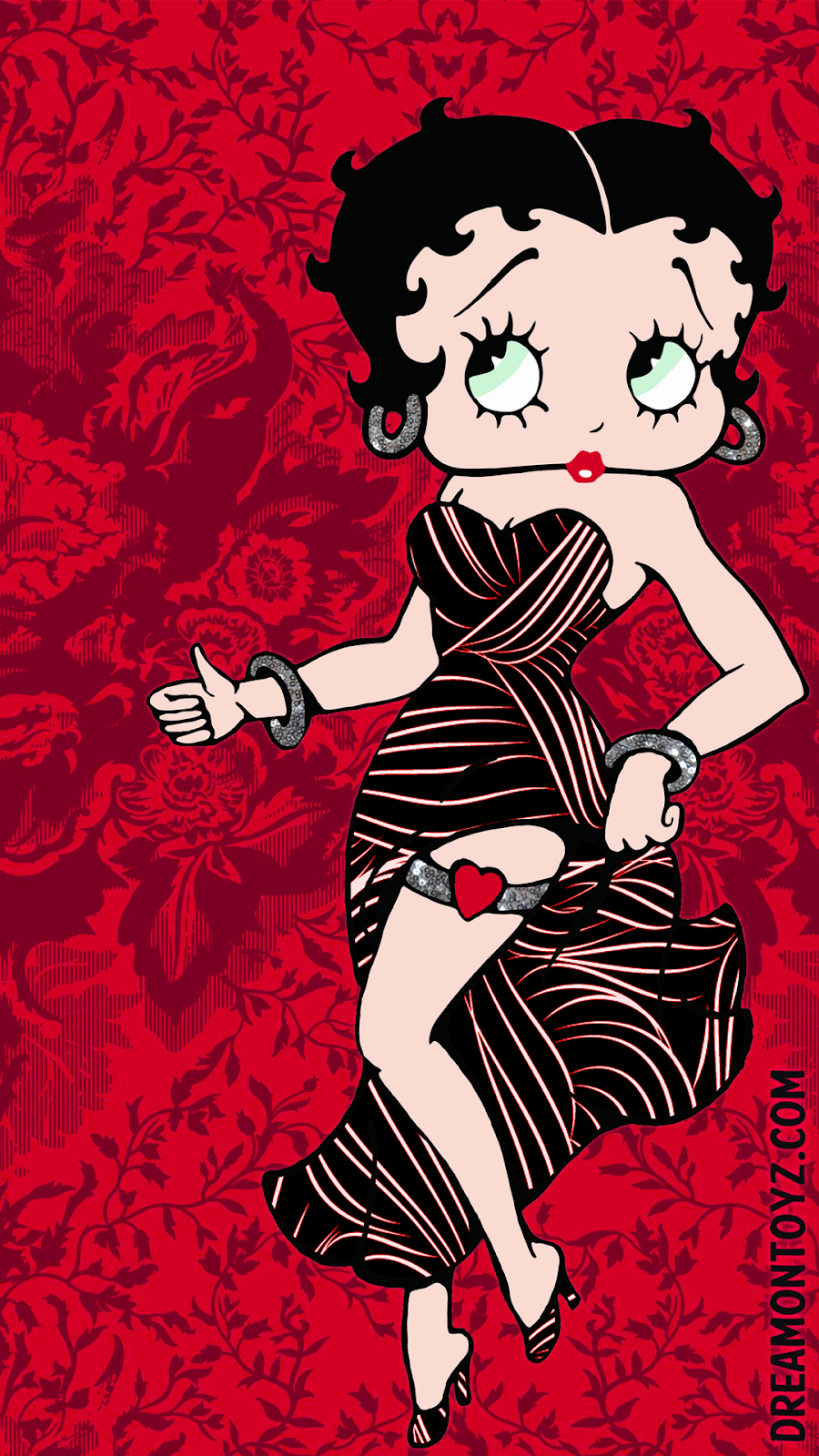 Betty Boop Wallpapers For Phones Betty Boop Kisses Quotes Birthday