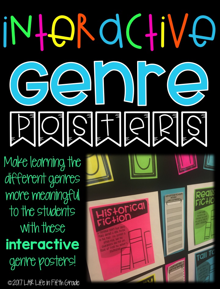 Interactive Genre Bulletin Board Life in Fifth Grade Bloglovin’