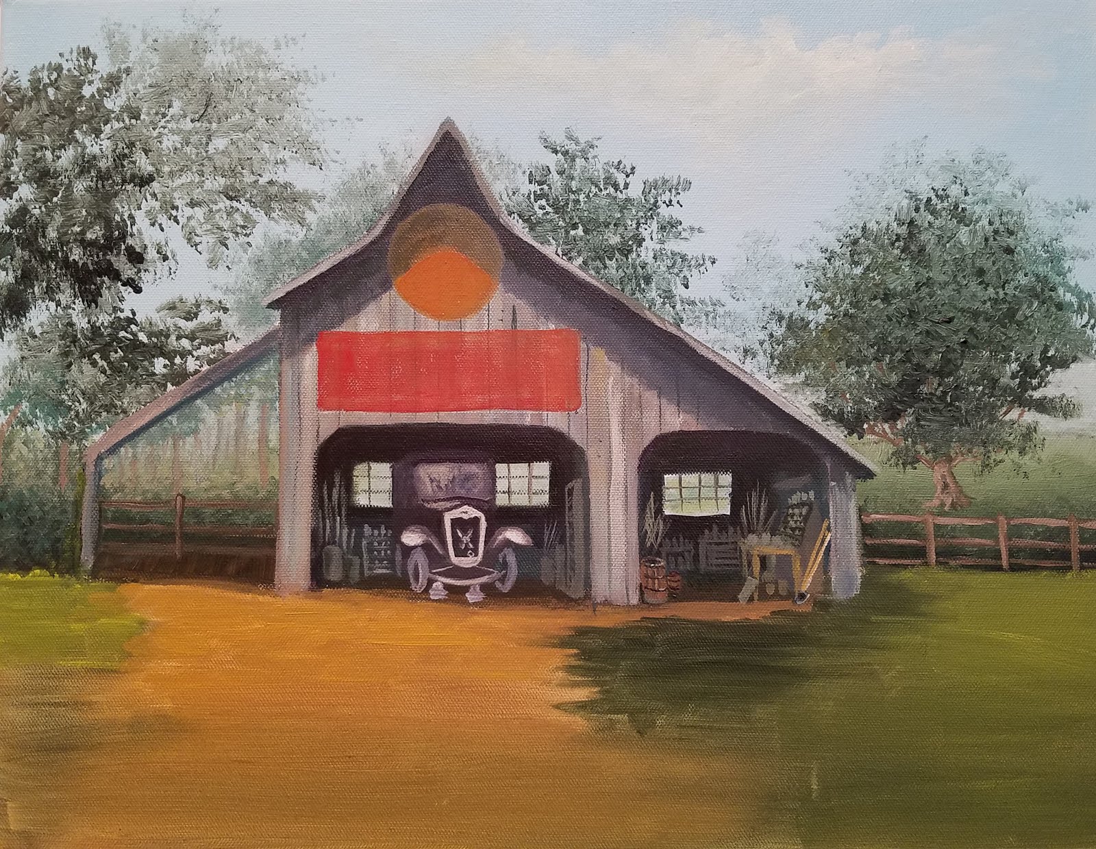 PAINTING A "SHADE TREE" GARAGE