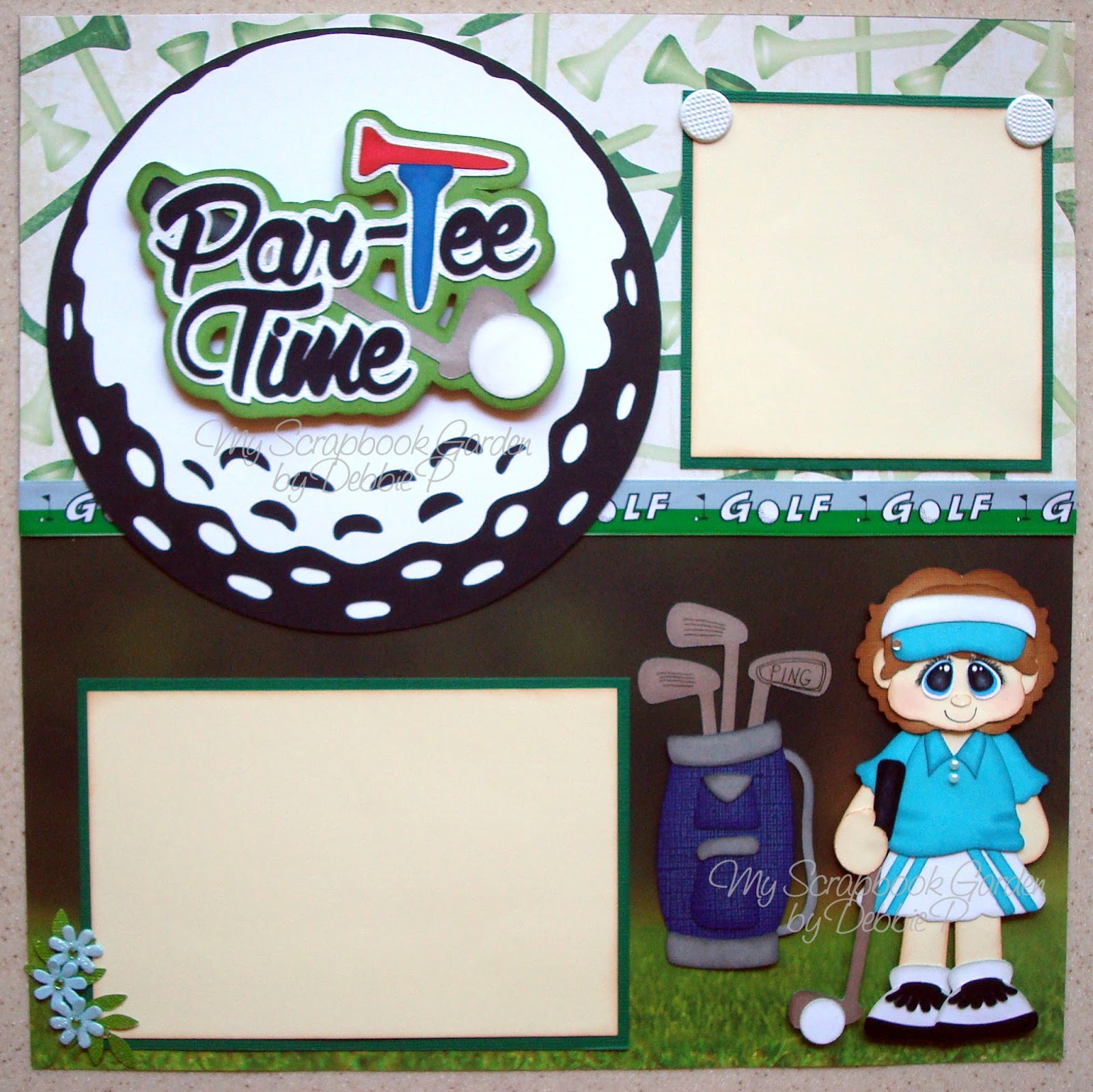 My Scrapbook Garden: Par-Tee Time Layout