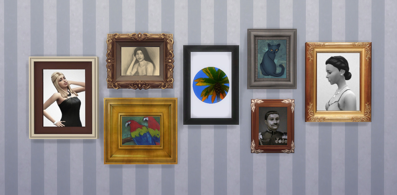 My Sims 4 Blog Photo Frames by JoolsSimming