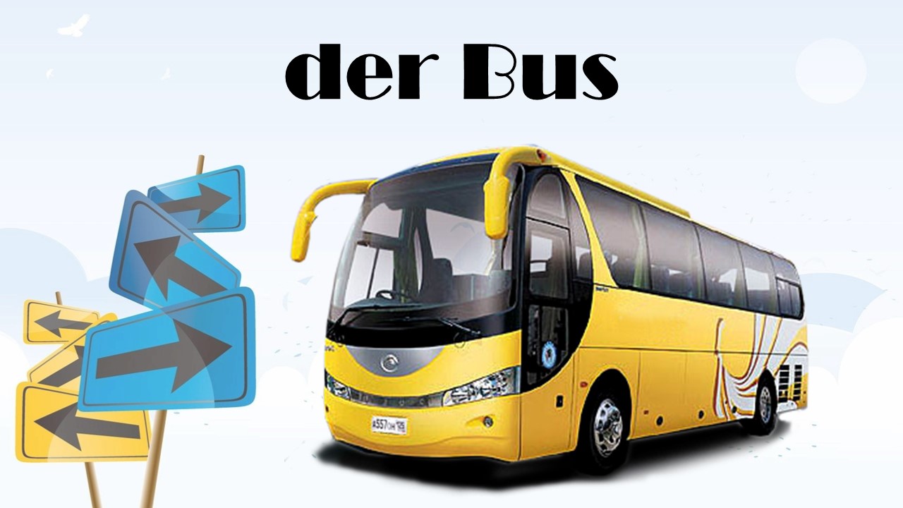 Die bus. Картинки слово der Bus. Der Bus картинки с надписью. Немецкий mit dem auto Bus obus. Verkehrsmittel.