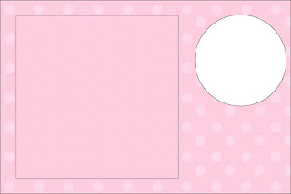 Rosa con Lunares Rosa: Invitaciones para Imprimir Gratis. Para hacer invitaciones, tarjetas, marcos de fotos o etiquetas, para imprimir gr