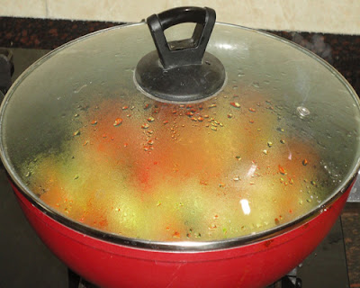cooking in a pan