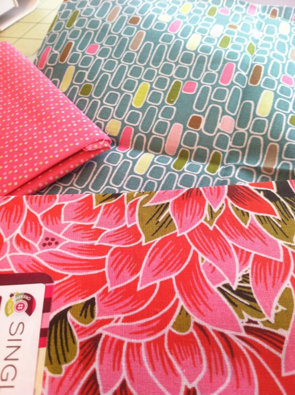 Absewlutely Chrissy Couture Fat Quarter Floral Ruffle Peasant Dress