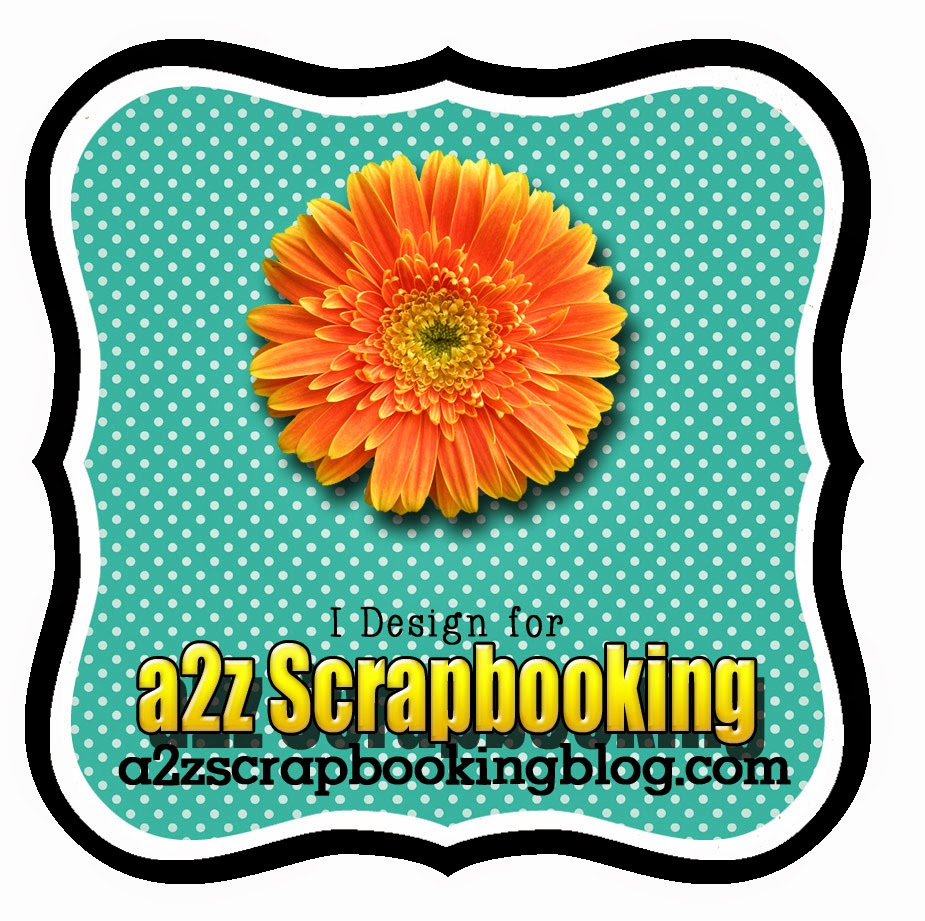 I design for a2z Scrapbooking