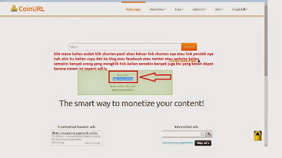Panduan lengkap Cara Daftar di CoinUrl "Free Bitcoin Publisher dan Penyingkat Url " Panduan lengkap Cara Daftar di CoinUrl "Free Bitcoin Publisher dan Penyingkat Url "