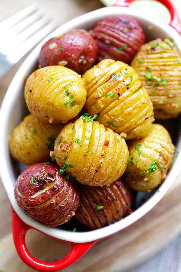 Garlic Roasted Potatoes #Recipe