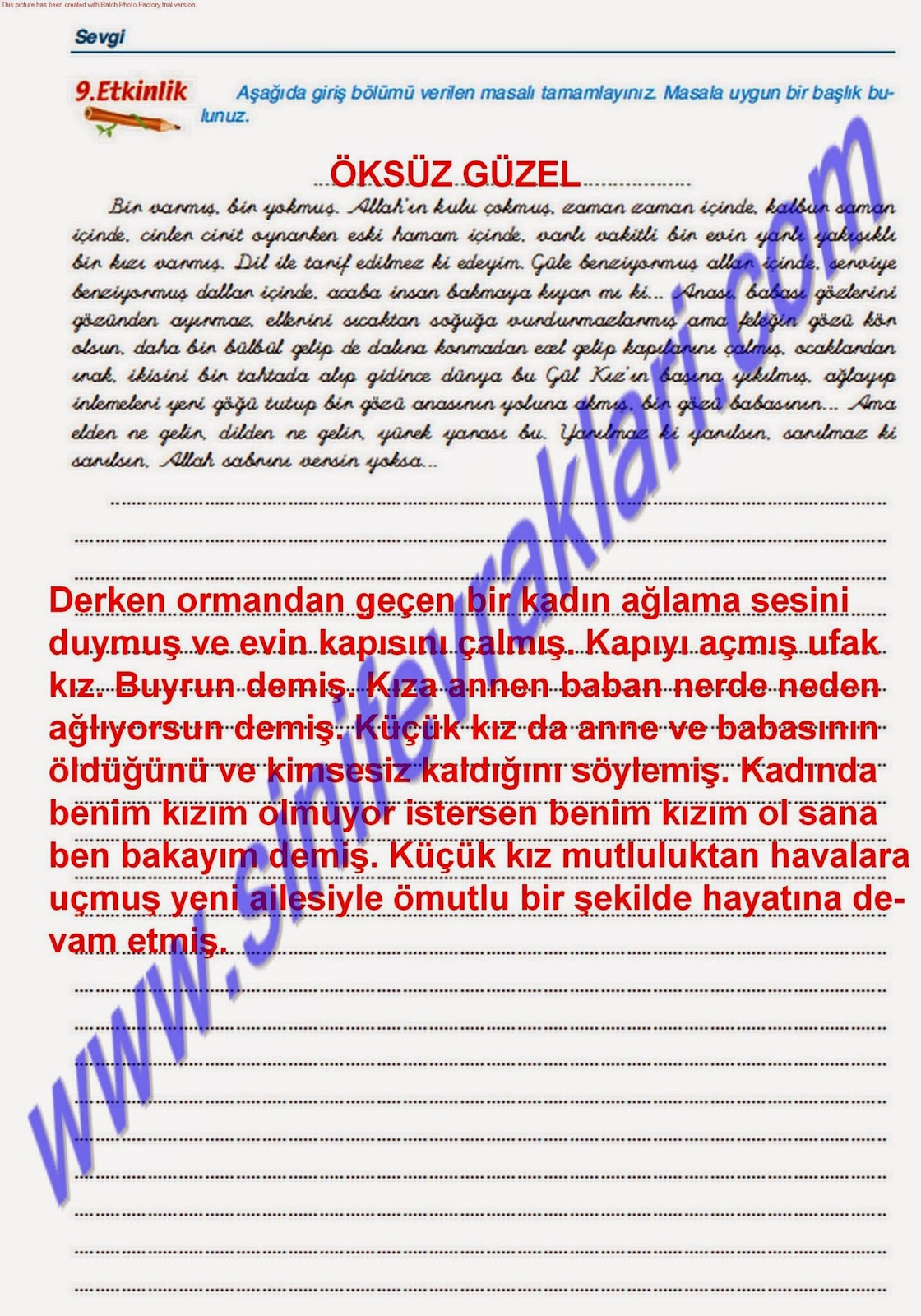 6. Sinif Türkçe Gizem Yayincilik Çalişma Kitabi Cevaplari Sayfa 22