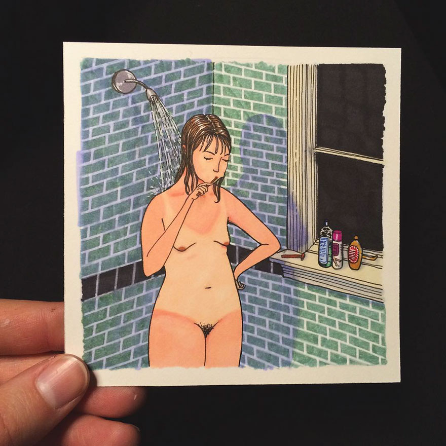 25 Realistic Drawings Of A Woman's Life