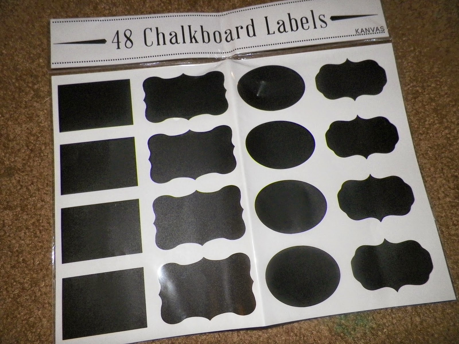 mygreatfinds KANAS 48 Premium Chalkboard Labels Review