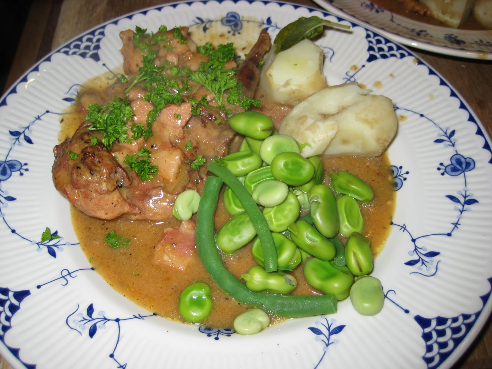 Lemon and Cheese Rabbit with Mustard and Tarragon Sauce