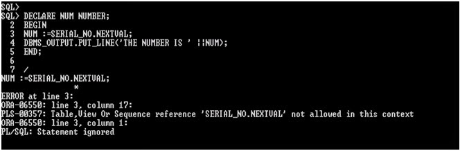  Sequence In Oracle 11G