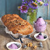 California Frühstück mit dem Walnut Breakfast Club - Walnuss Zupfbrot mit Blaubeer Frischkäse