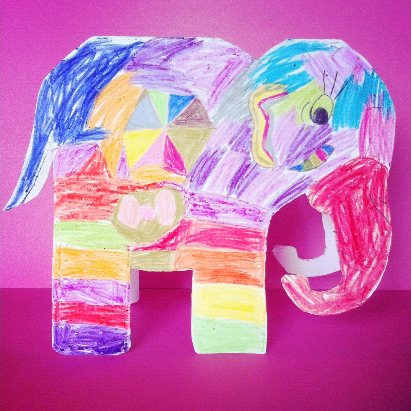 Paper Elephants! Gettin' Crafty with Natalie