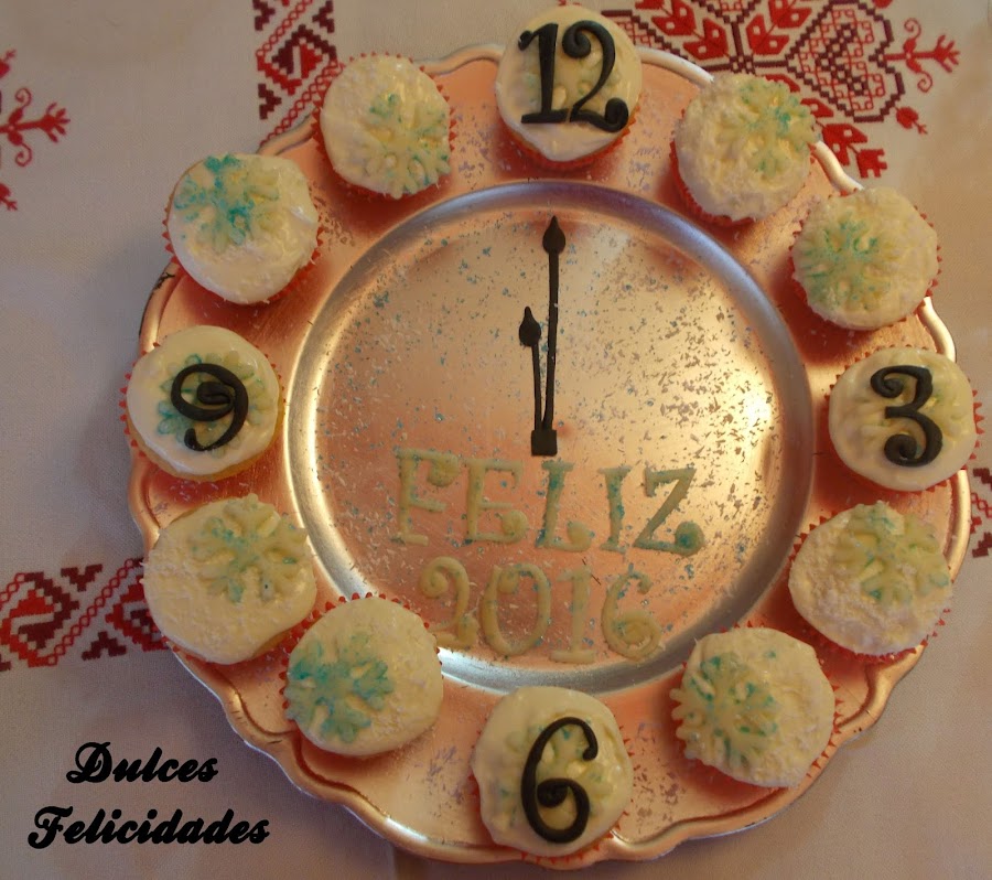 Reloj de cupcakes