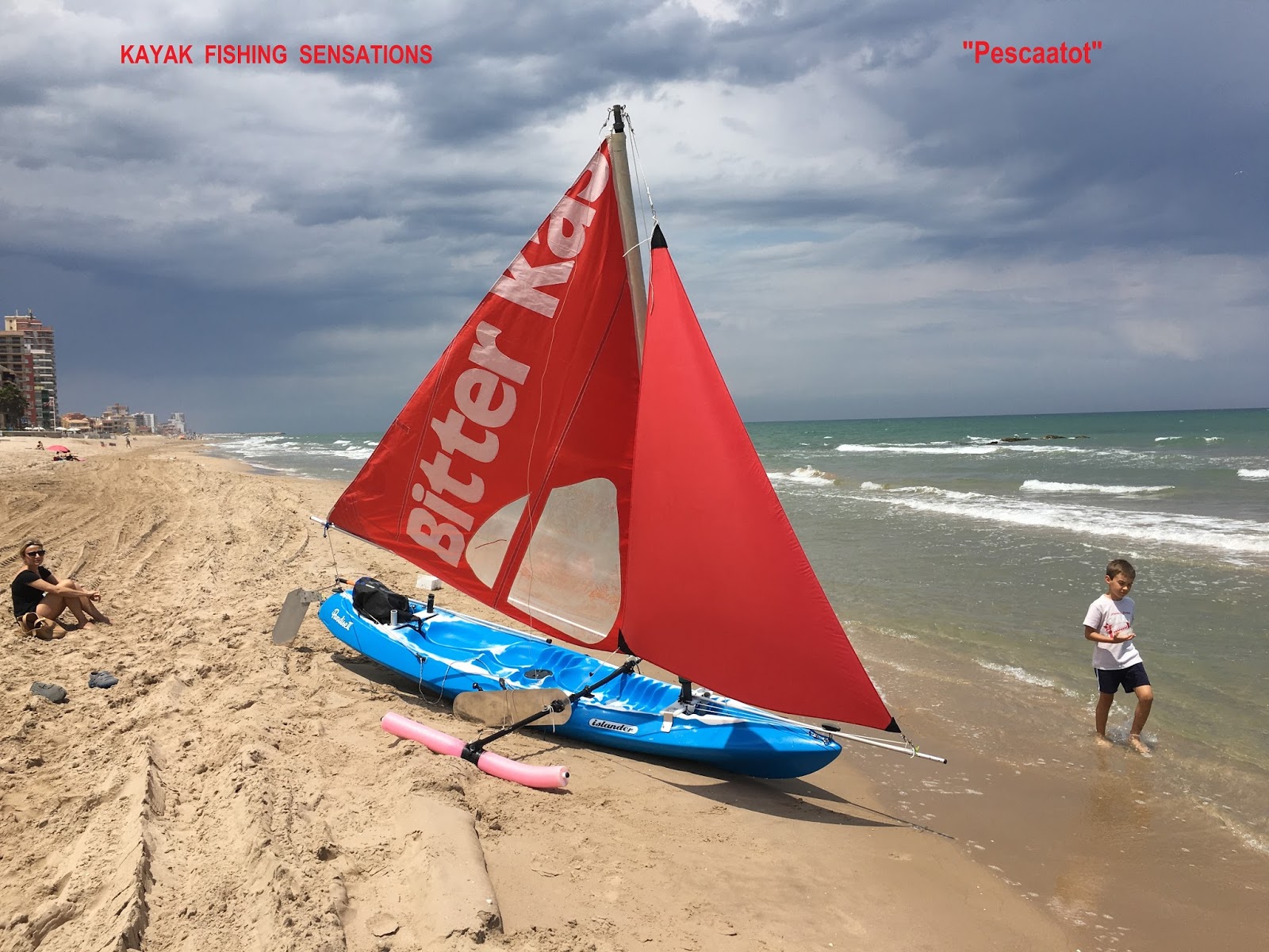 Kayak Fishing Sensations KAYAK DOBLE A VELA. FOTOS