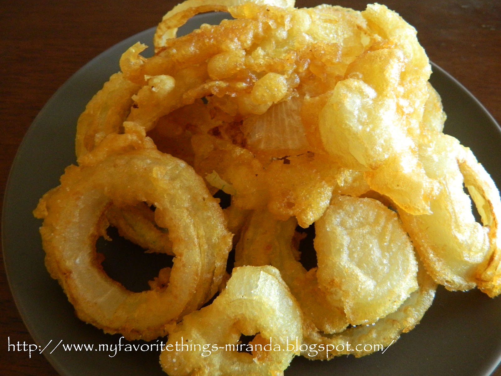 Golden Crispy Tempura Onion Rings