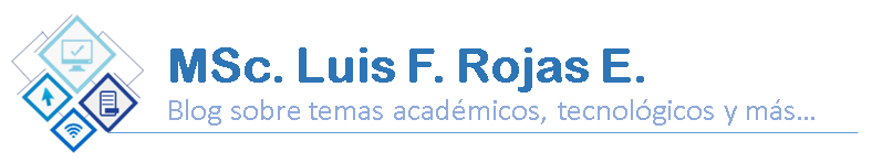 Msc. Luis F .Rojas E.