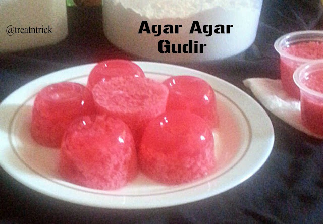 Agar Agar Gudir Recipe @ treatntrick.blogspot.com