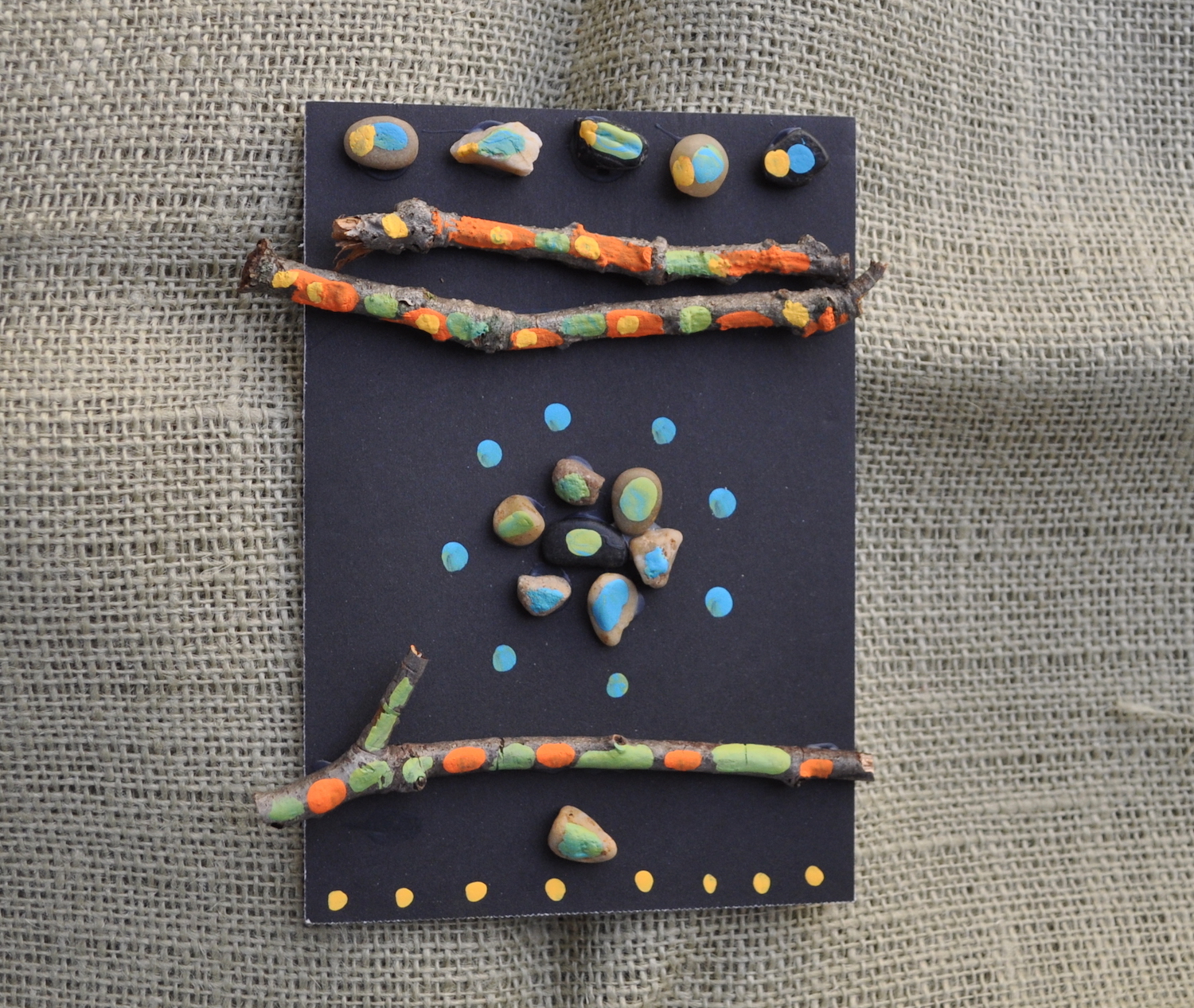 Art with Kids Sticks and Stones