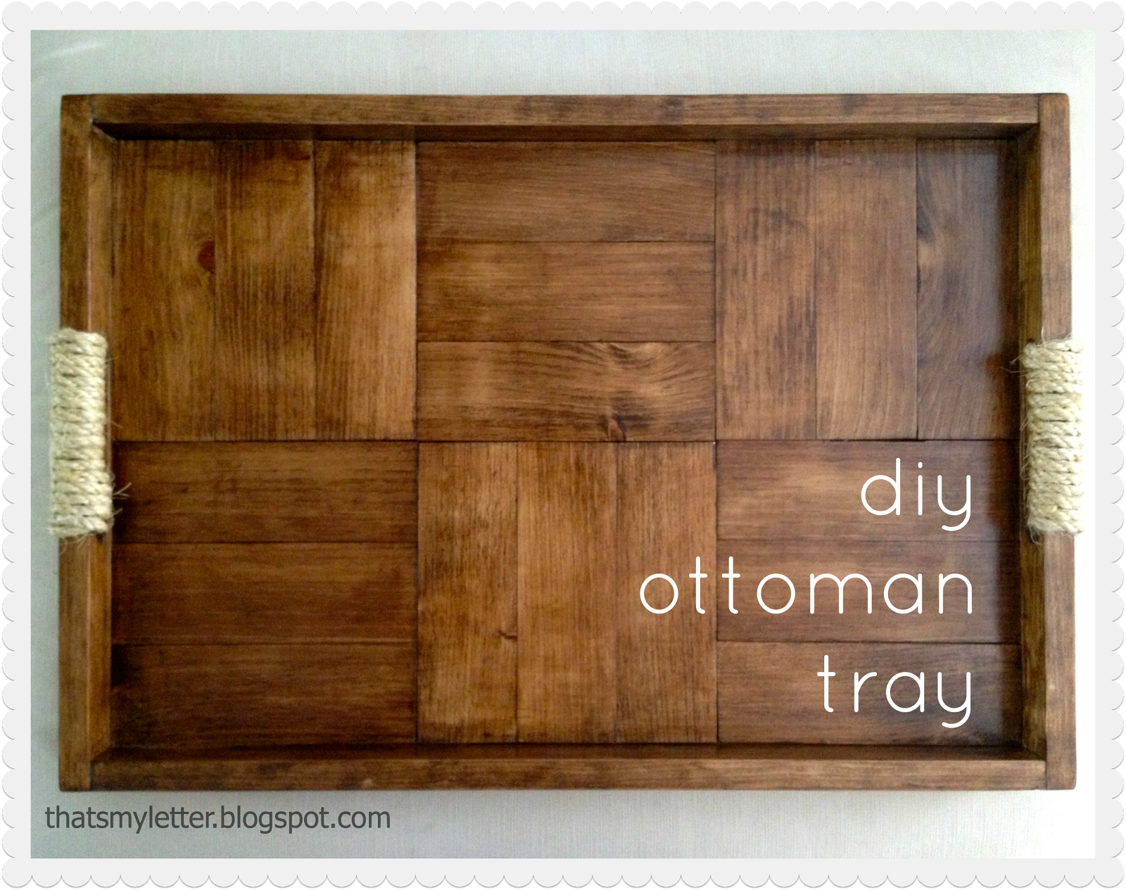 Diy Ottoman Tray Jaime Costiglio