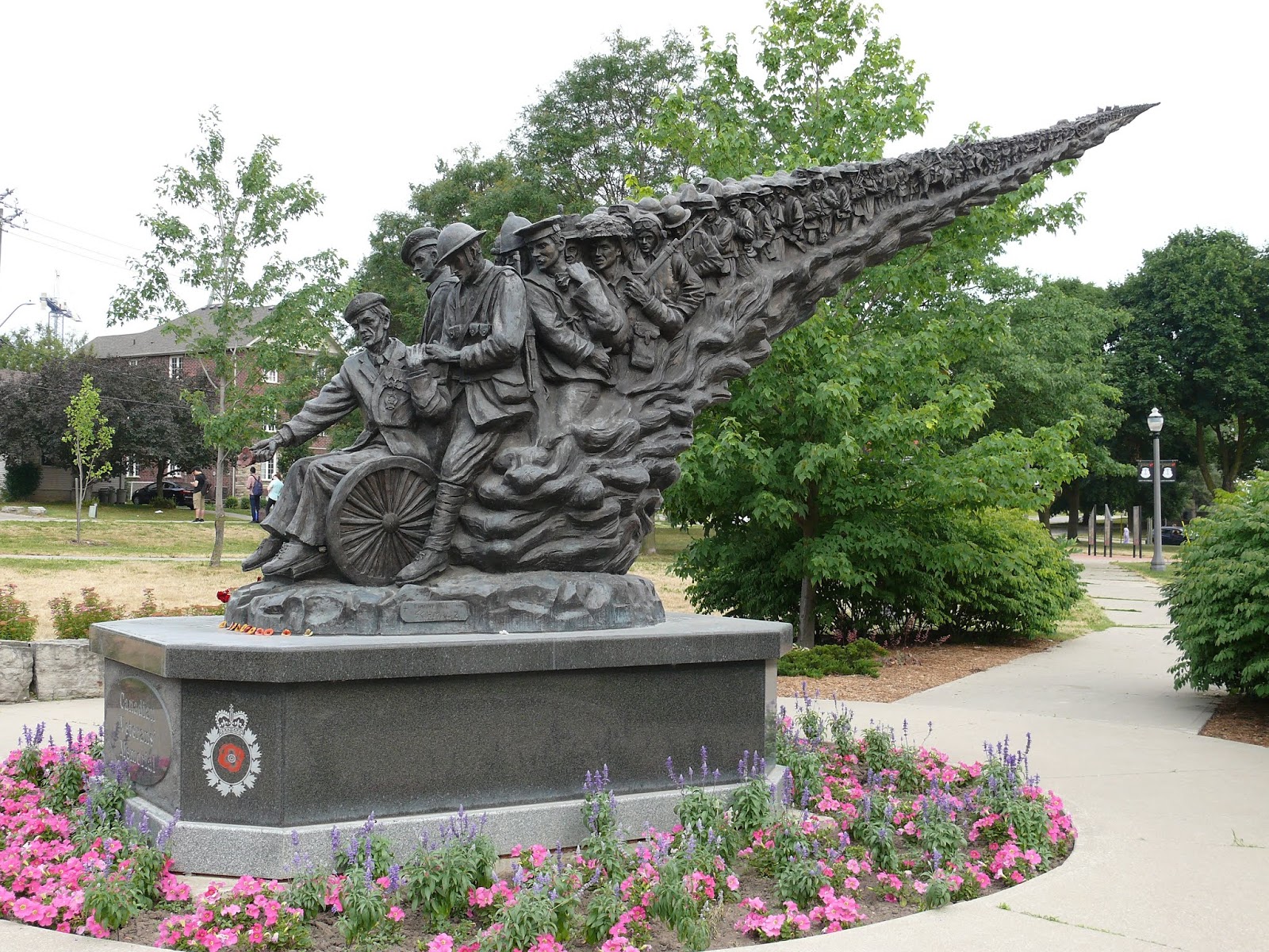 Ontario War Memorials Waterloo Canadian Veterans Memorial