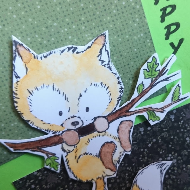 [DIY] Ausgefuchste Geburtstagskarte - Fox on Branch