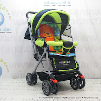 Kereta Bayi Creative Baby BS218 Classic Green