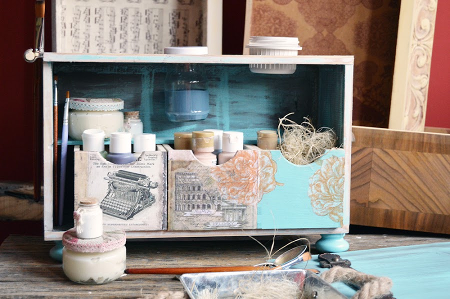 Estuche para las pinturas diy