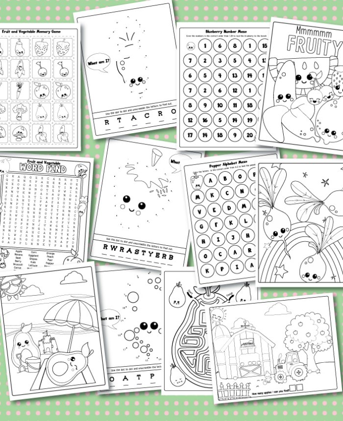 That Your Kids Will Love This 12 Page Printable Set Includes A Memory Game Connect The Dot Pages Mazes Alphabet And Counting Puzzles Coloring