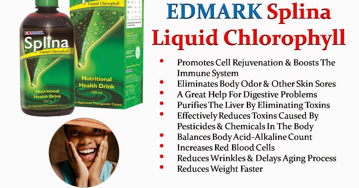 Edmark Weight Loss Slimming Nigeria Splina Liquid Chlorophyll Drink
