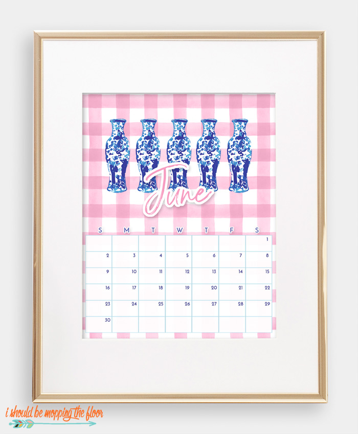 Blue and White Chinoiserie Calendar | i should be mopping the floor Blue and White Chinoiserie Calendar | i should be mopping the floor