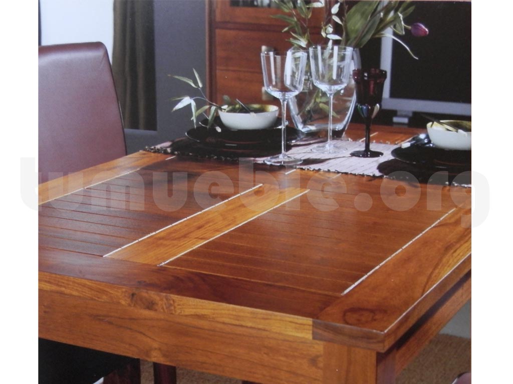 Mesa de comedor en teca 150 x 75 cm - Mobiliario de comedor – Tikamoon