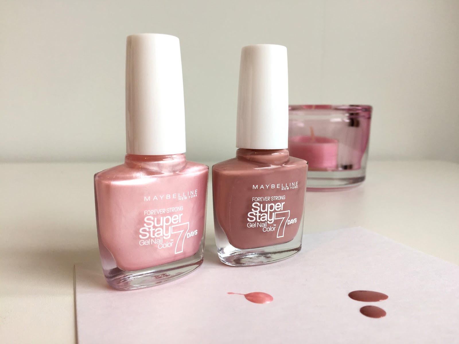 Maybelline Superstay Nail Polish Rose Poudre Nail Ftempo