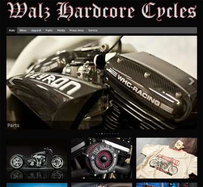 Schaut euch unsere neue Walz Hardcore Cycles Website an und klickt euch