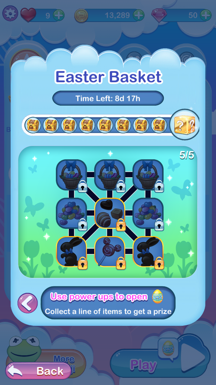 Video game screenshots disney emoji blitz spring special items event