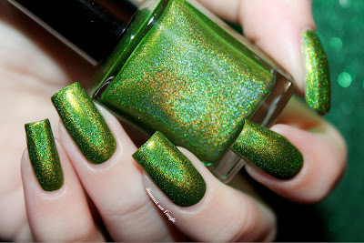 Swatch of the nail polish "Mowed Meadow" by F.U.N. Lacquer