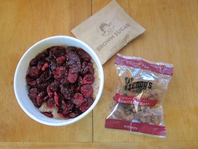 Review Wendy's SteelCut Oatmeal