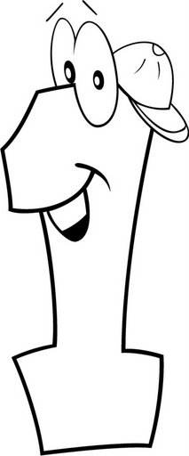 Number 1 to Coloring ~ Child Coloring