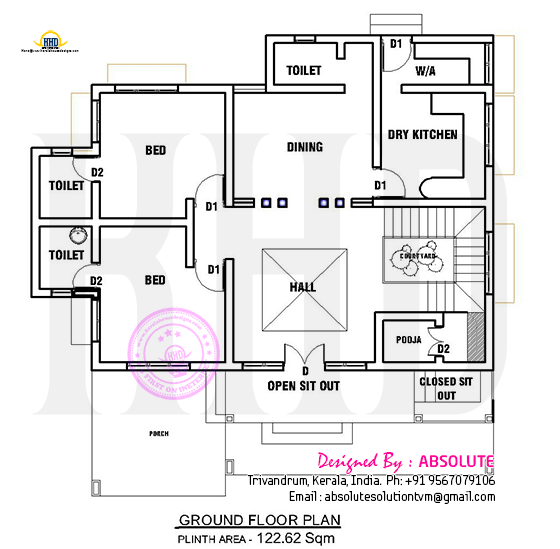 Ground floor plan by Absolute solution