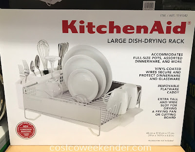 Dry and protect your precious dinnerware with the KitchenAid Large Dish-Drying Rack