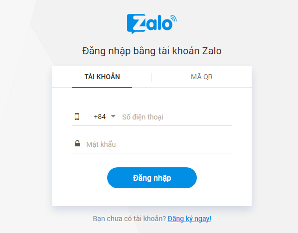 Zalo Web - Chát Zalo Online trực tiếp trên trình duyệt web