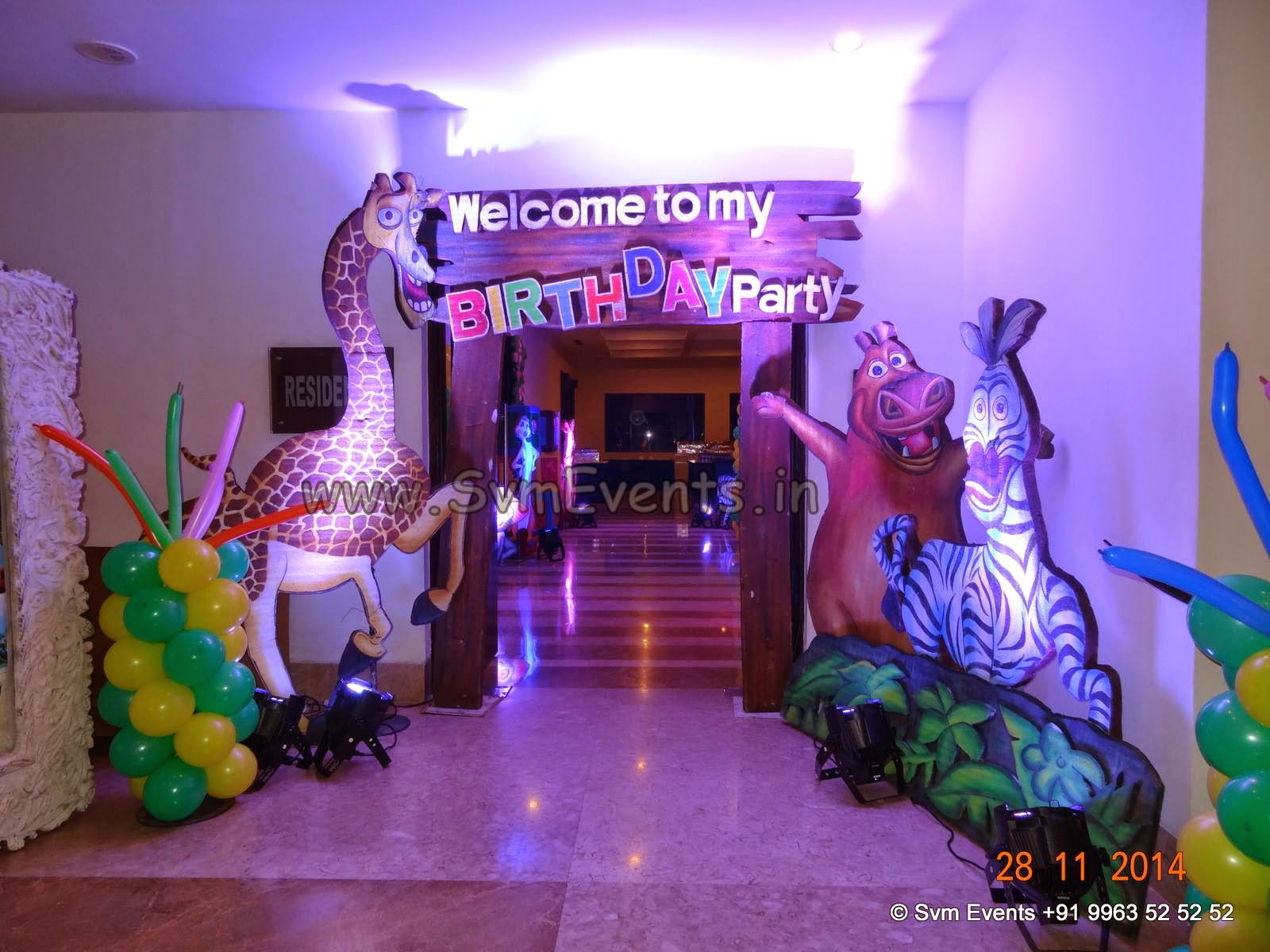 Svm Events Birthday Party Balloon Decoration in Hyderabad Birthday