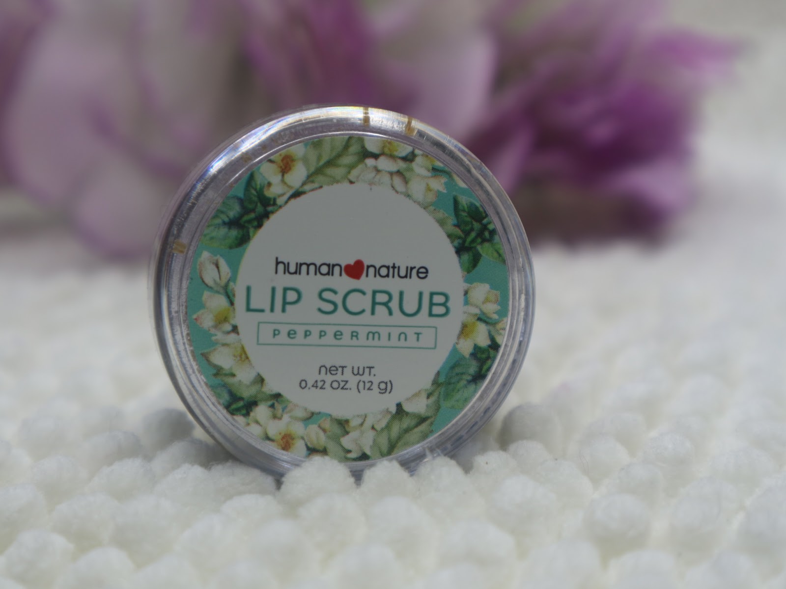 Human Heart Nature Natural Lip Scrub in Peppermint Review IzzaGlinoFull