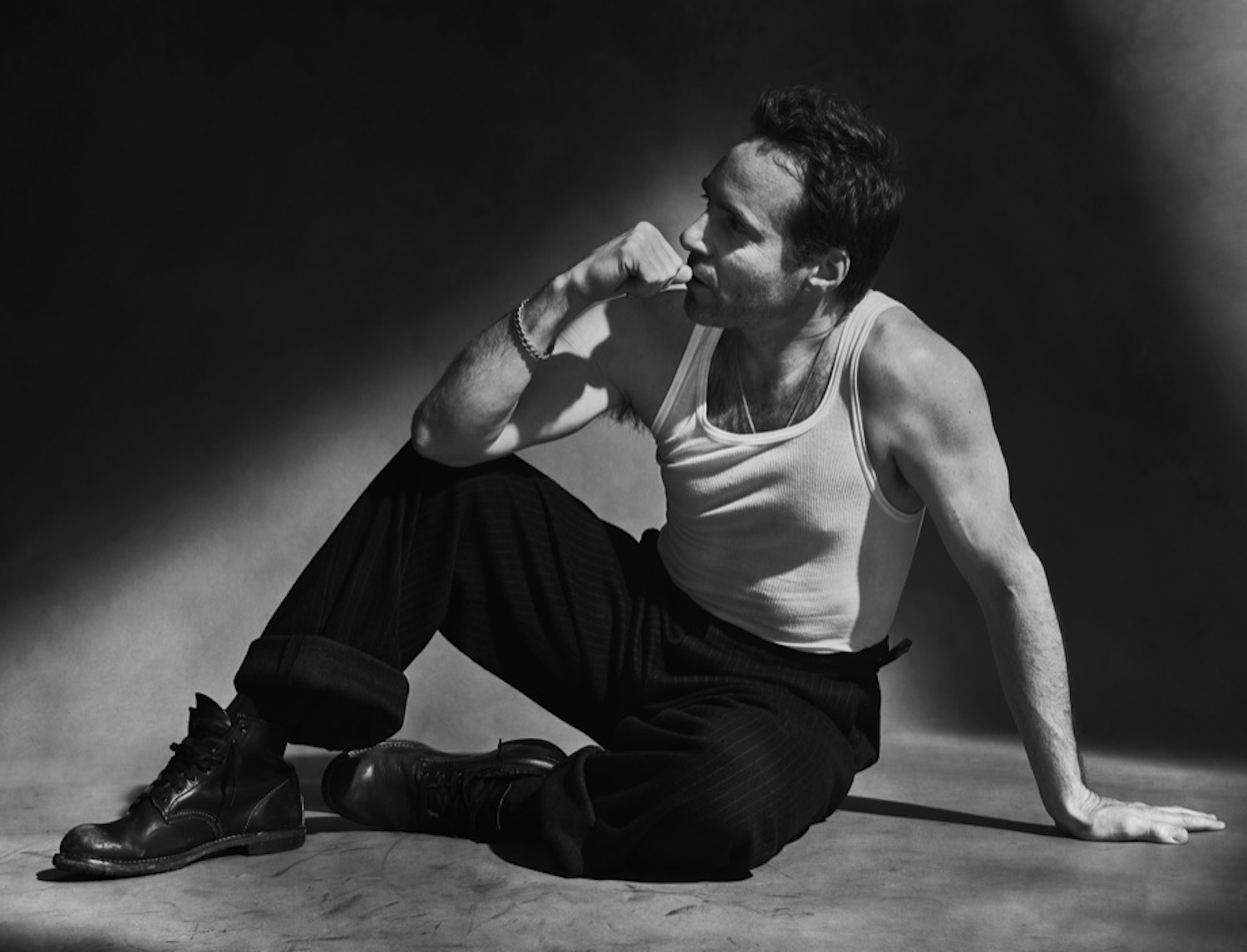 my new plaid pants: Alessandro Nivola Seven Times
