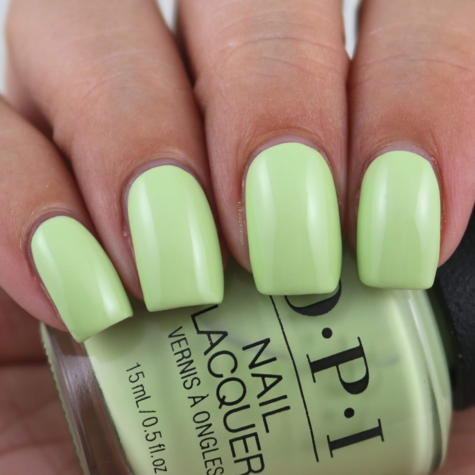 OPI How Does Your Zen Garden Grow swatched by Olivia Jade Nails