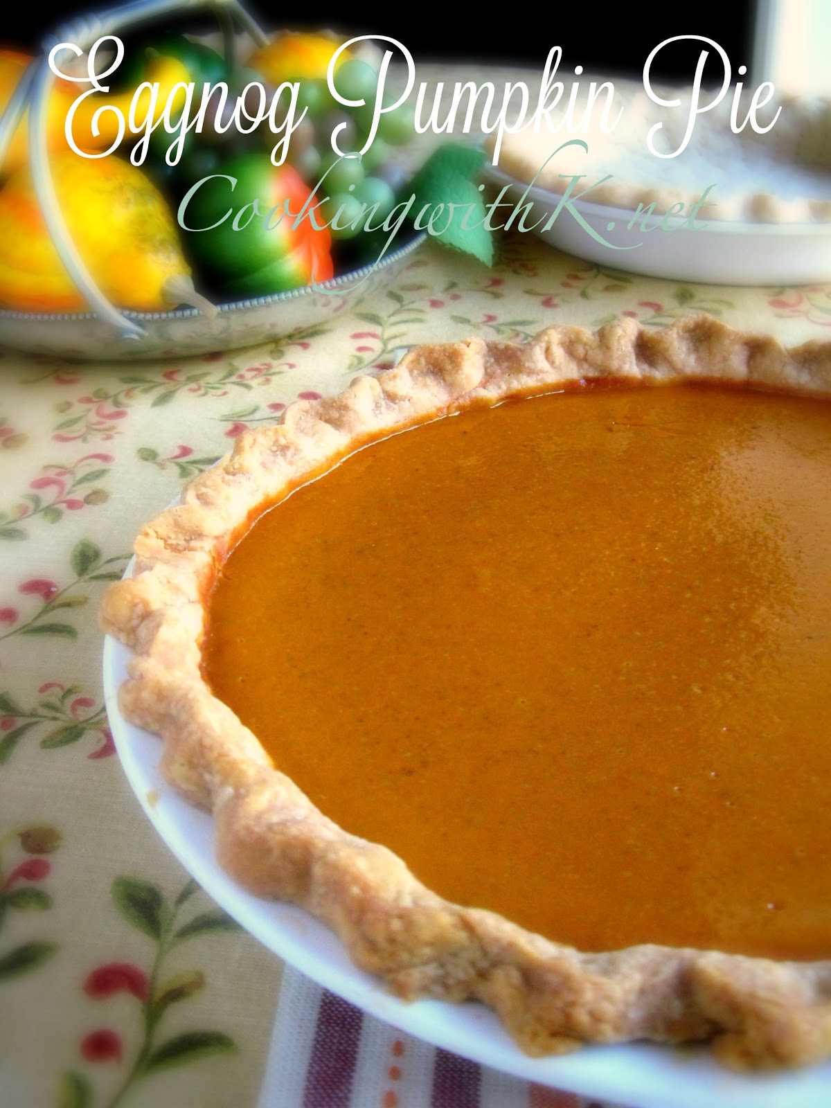 Eggnog Pumpkin Pie