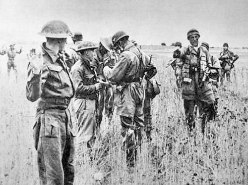 British soldiers captured by Germans 1944